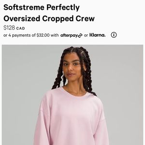 Pink soft sweatshirt